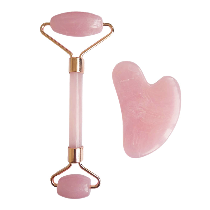 Face Massage Rose | Rose Quartz Roller | Facial Massage Tool | jade stone face massage